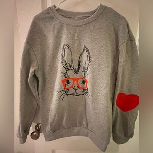 🐰 Rabbit Heart Sweatshirt